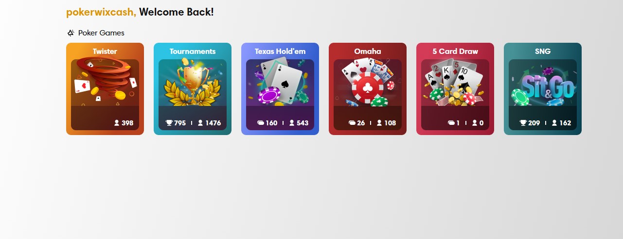RedStar Poker desktop client lobby showing cash game tables and tournament navigation filters.
